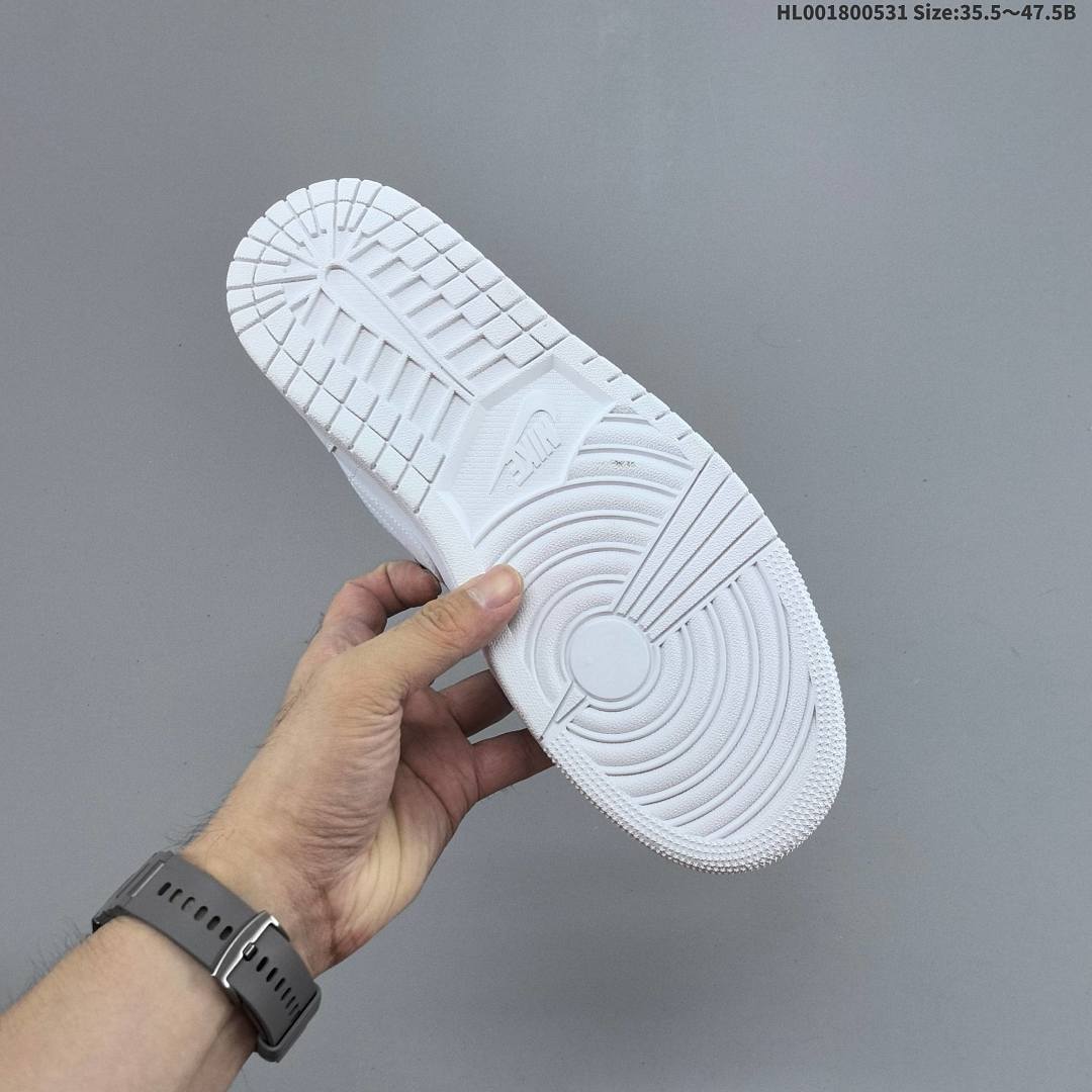 Air Jordan 1 Low "Triple White" AJ1 1 aj1 1 - foto 7