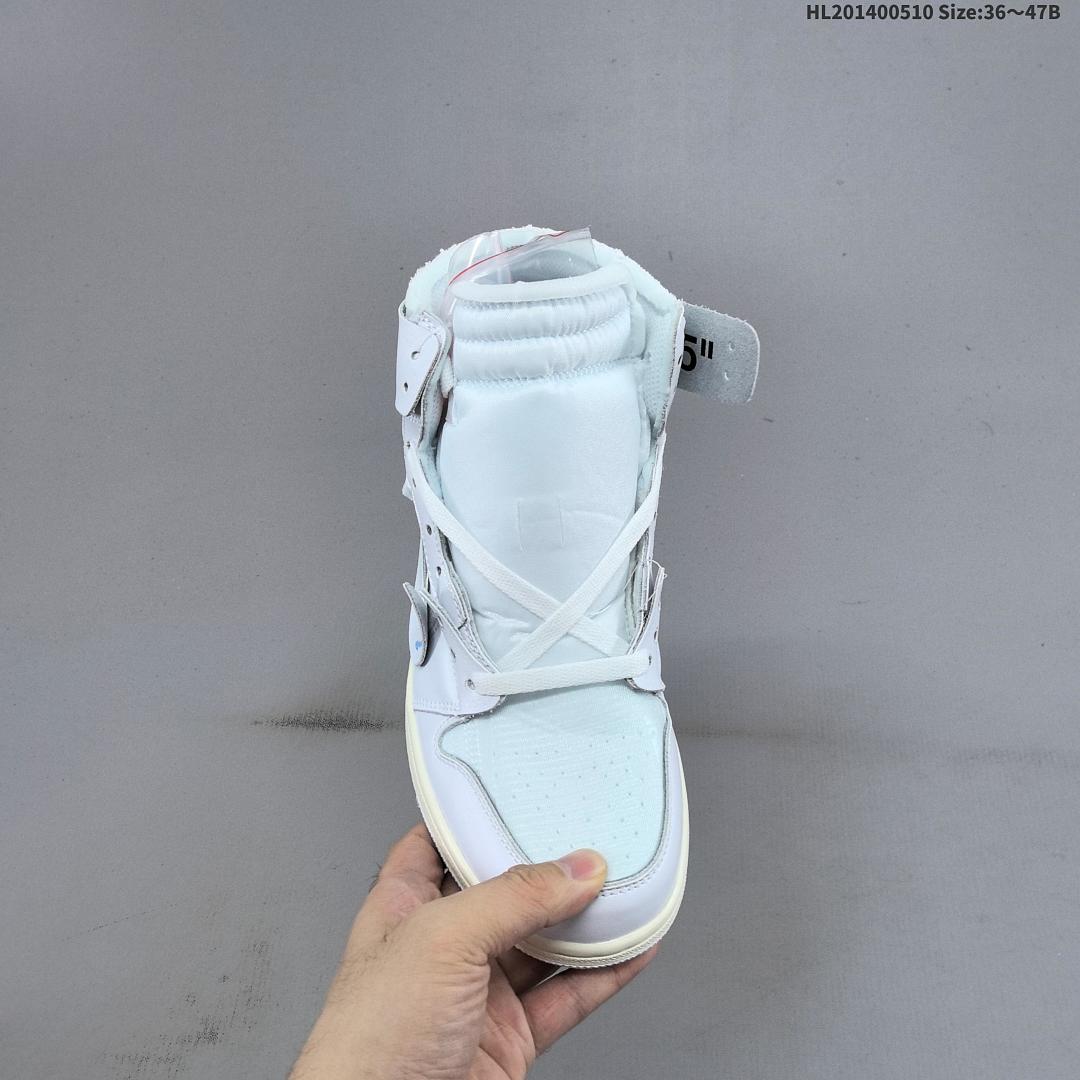 OFF-WHITE x Nike Air Jordan 1 Retro High OG “UNC” AJ1 1 aj1 1 Air Jorda - foto 5