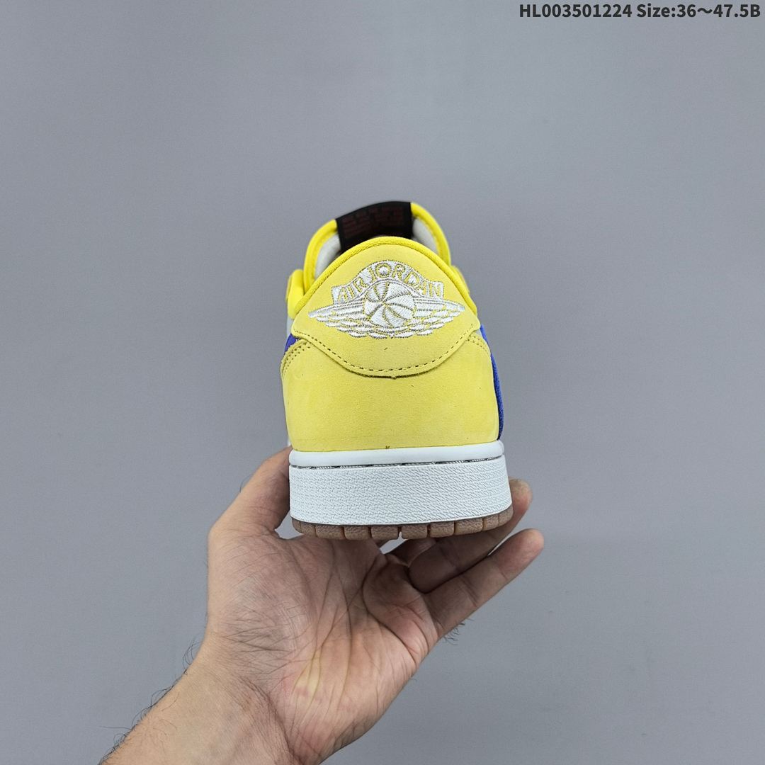 ❗️ Travis Scott x Air Jordan 1 Low OG "Canary" Yellow" 7.0 AJ1 1 aj1 1 - foto 5