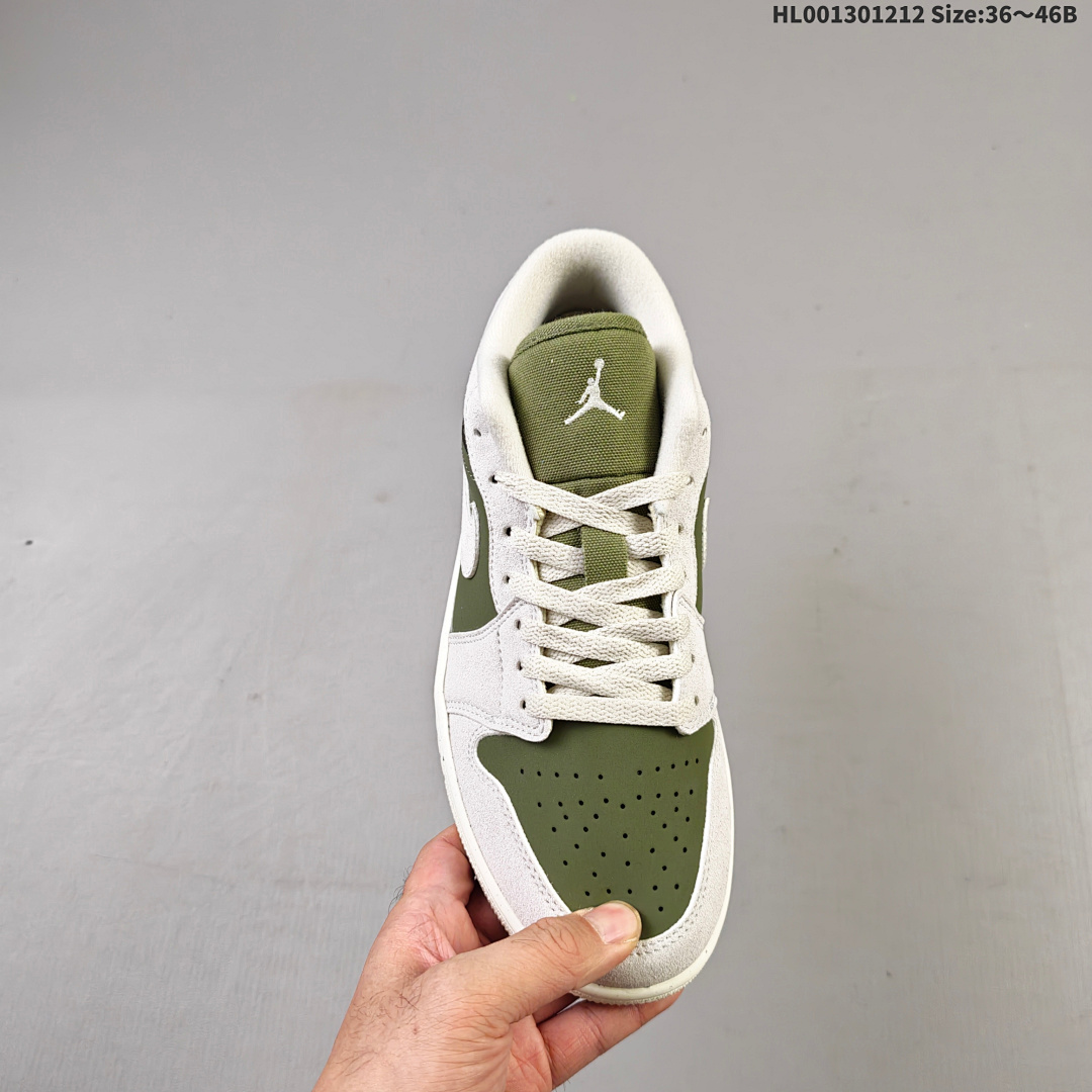 Air Jordan 1 Low "Medium Olive" AJ1 1 aj1 1 - foto 6