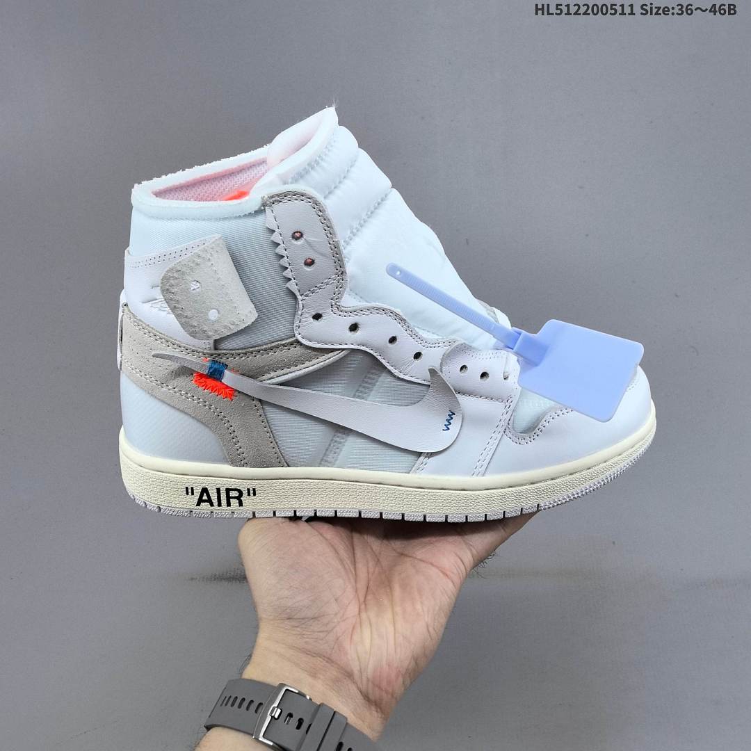 OFF-WHITE x Nike Air Jordan 1 Retro High OG “UNC” AJ1 1 aj1 1 Air J - foto 2
