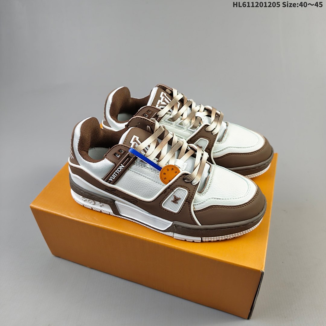 Louis Vuitton Trainer Sneaker Low LV ID Size 45 - foto 2