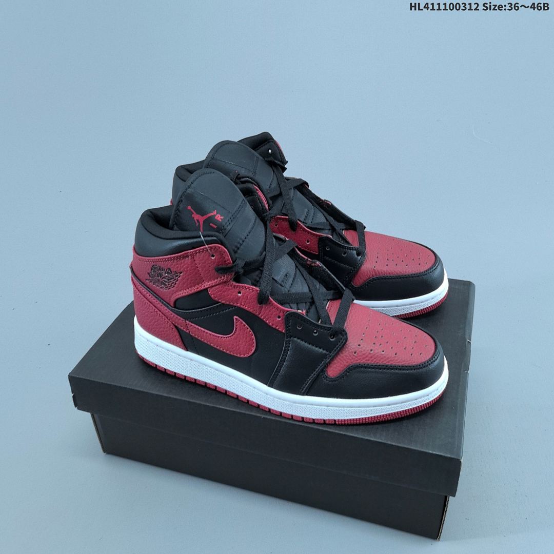 Air Jordan 1 Mid "Reverse Bred" AJ1 1 aj1 1 - foto 18