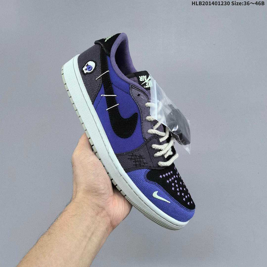 Zion Williamson x Air Jordan 1 Low OG & x27;Regency Purple And Dark Raisin& x27; 2.0 AJ1 1 - foto 8
