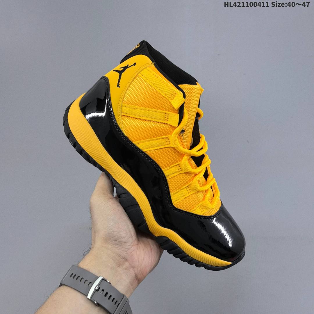 Air Jordan 11 Retro High "Black Yellow" AJ11 11 aj11 11 - foto 3