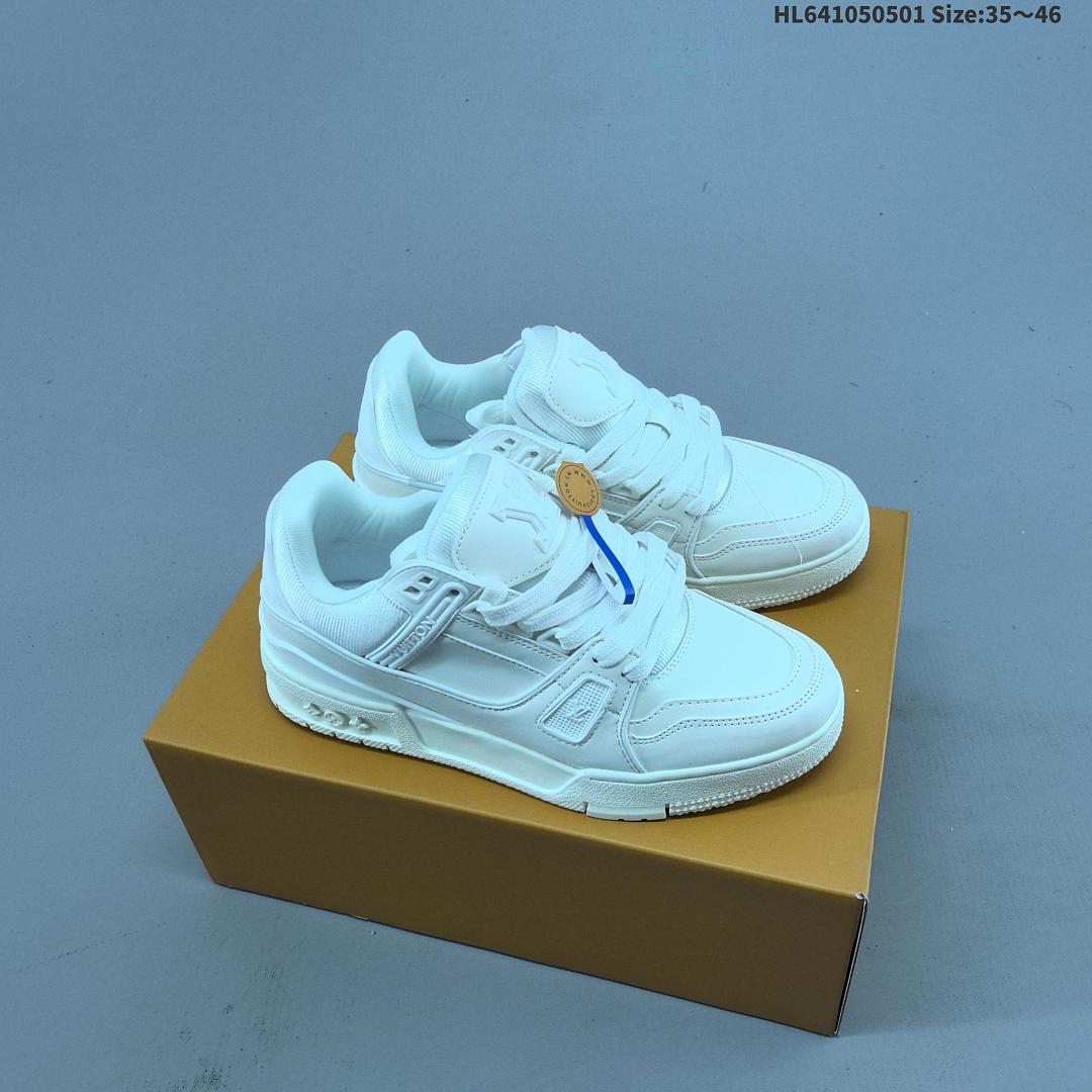 Louis Vuitton Trainer Sneaker Low LV ID Size 46 - foto 3