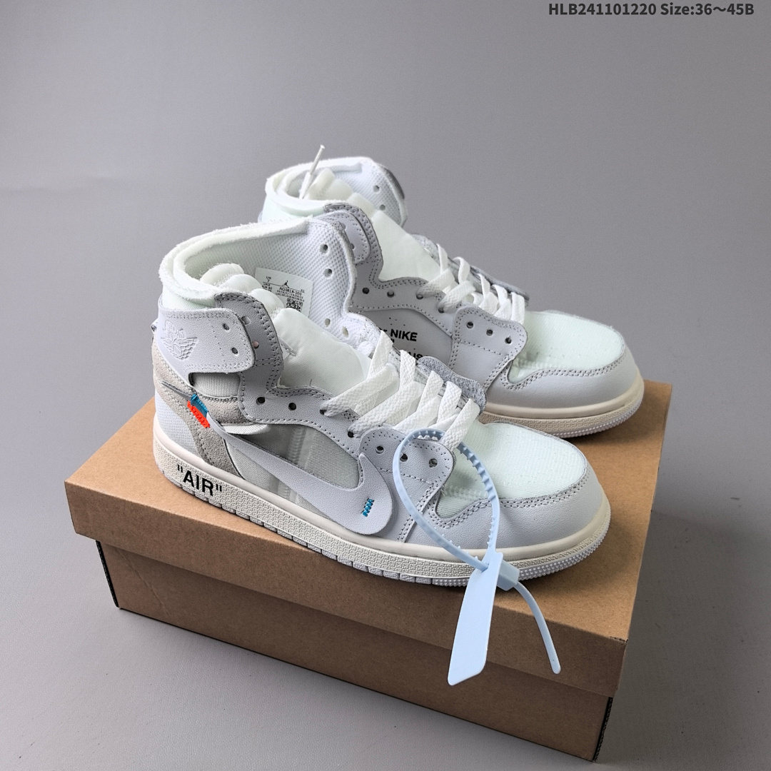 OFF-WHITE x Air Jordan 1 Retro High OG “UNC” AJ1 1 aj1 1 1 - foto 3