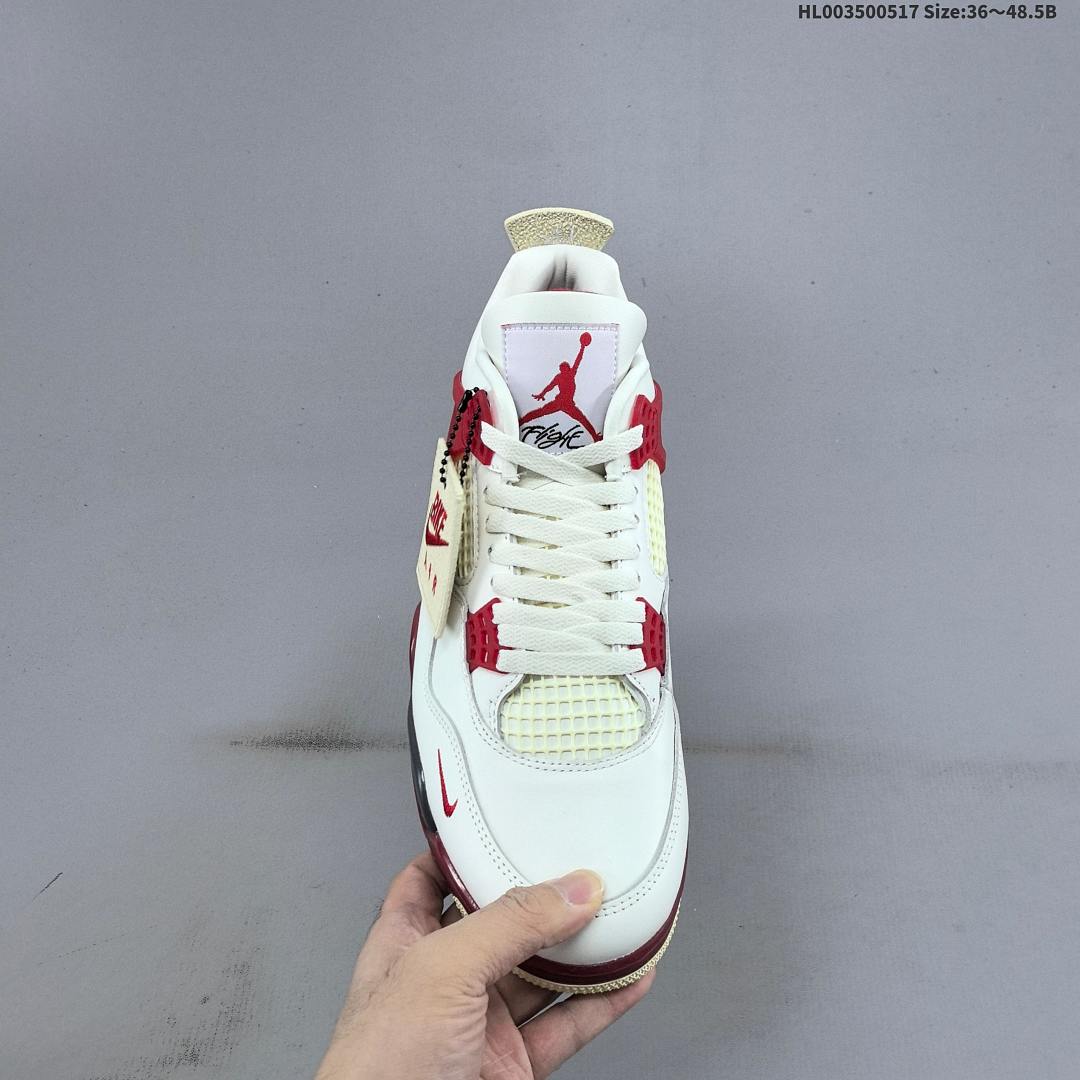 Nigel Sylvester x Air Jordan 4 "Sail Cinnabar" AJ4 4 aj4 4 - foto 5