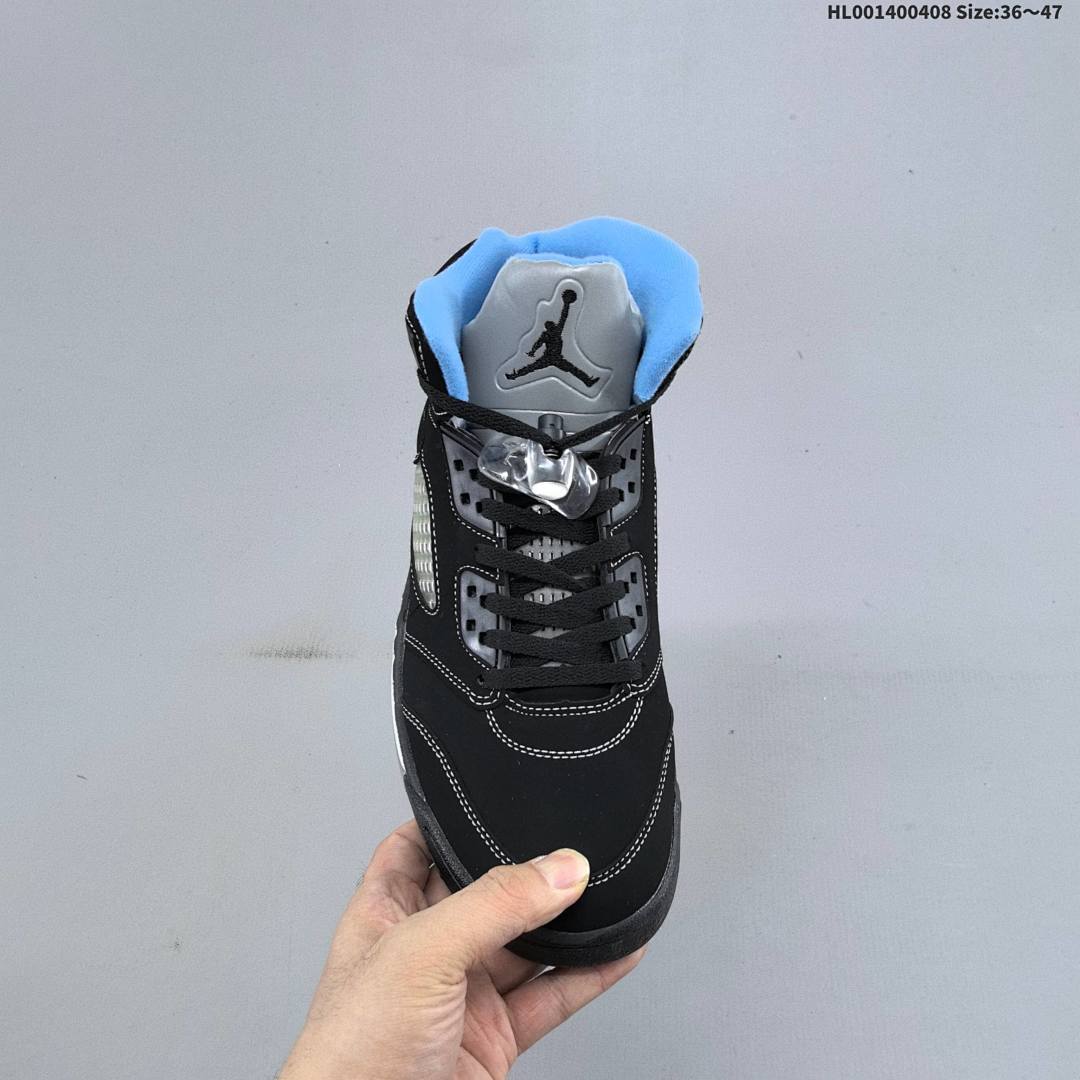 Air Jordan 5 Retro "Black University Blue" AJ5 5 aj5 5 - foto 5