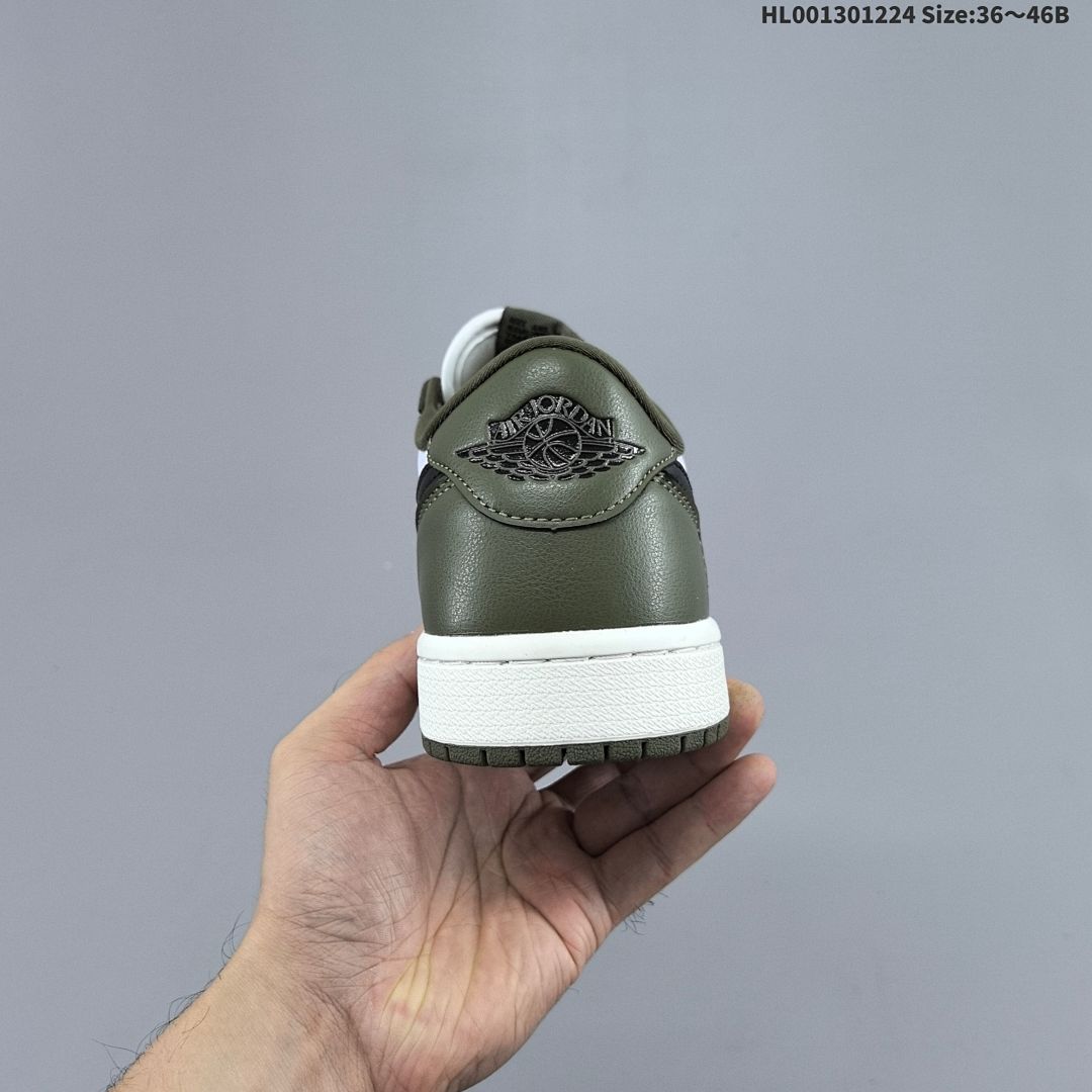 Air Jordan 1 Low OG "Medium Olive" AJ1 1 aj1 1 - foto 5