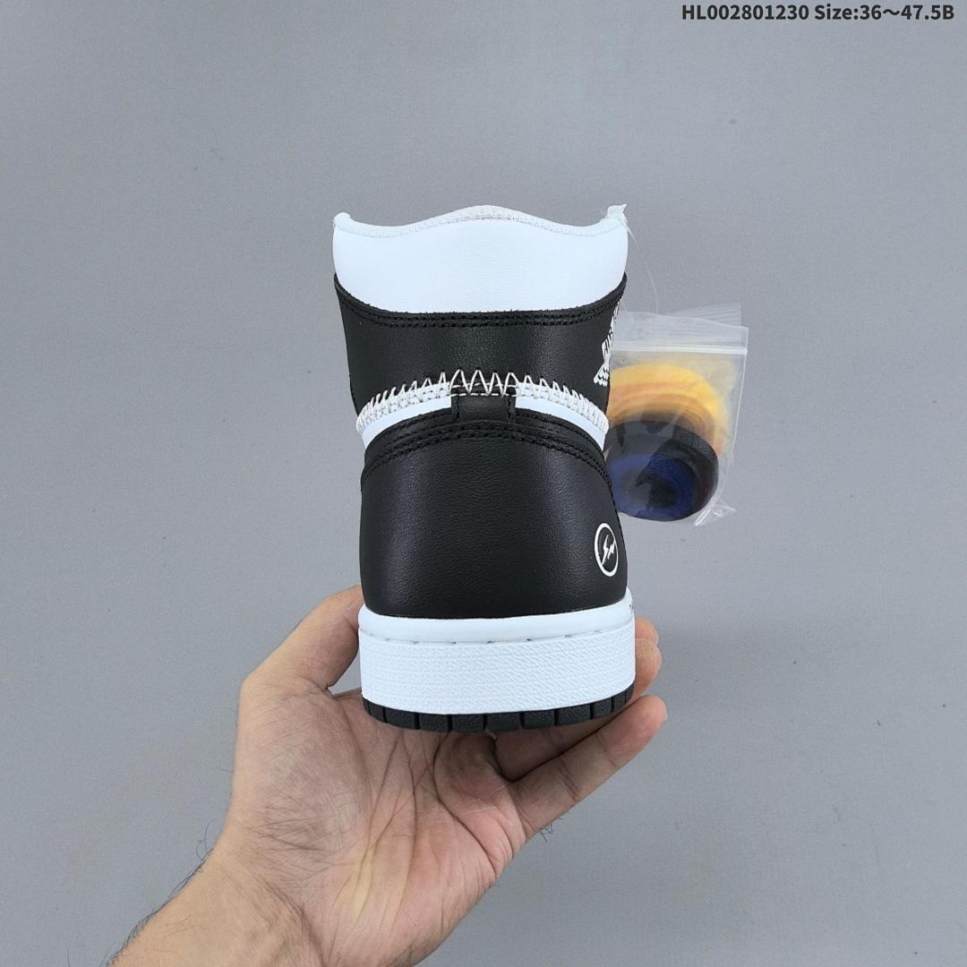 Union LA x Fragment Design x Air Jordan 1 Retro High OG "White Black" AJ - foto 5
