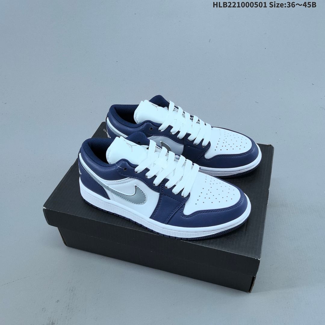 Air Jordan 1 Low "Aluminum" AJ1 1 aj1 1 Swo