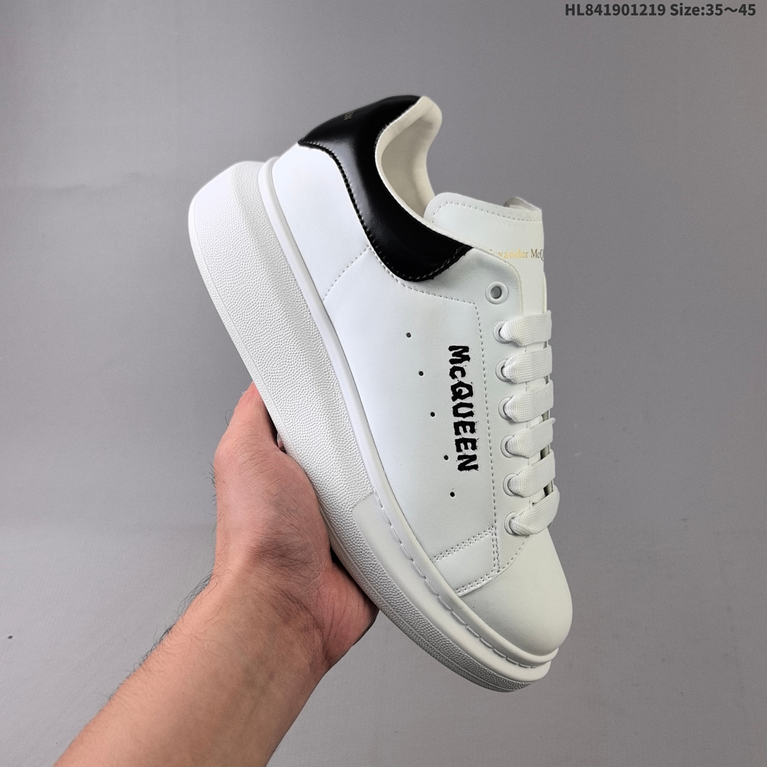 Alexander McQueen Oversized Exaggerated-Sole Suede Leather Sneakers - foto 8