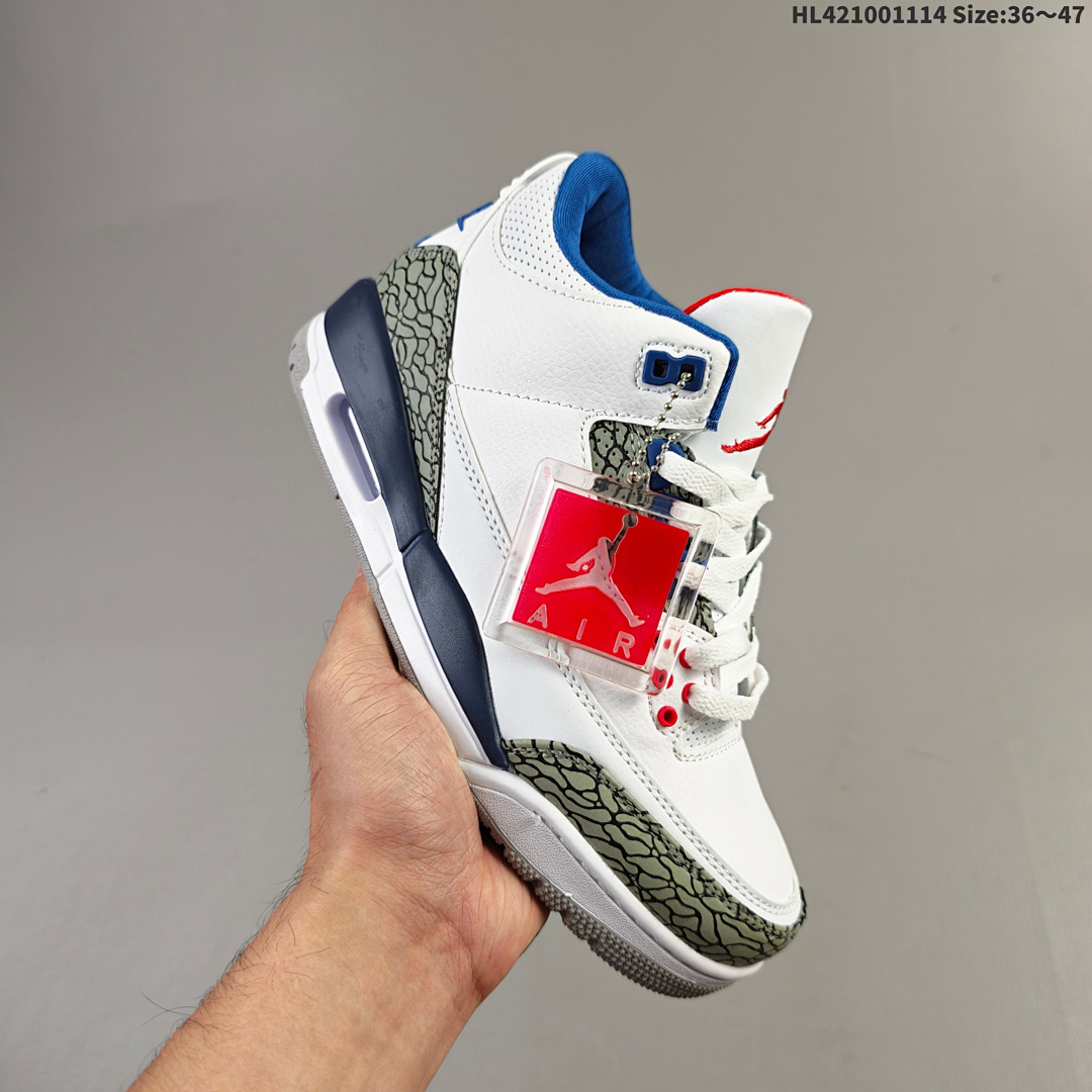 Jordan Air Jordan 3 Retro Silver Anniversary AJ3 3 1987 1988 35 MV - foto 9