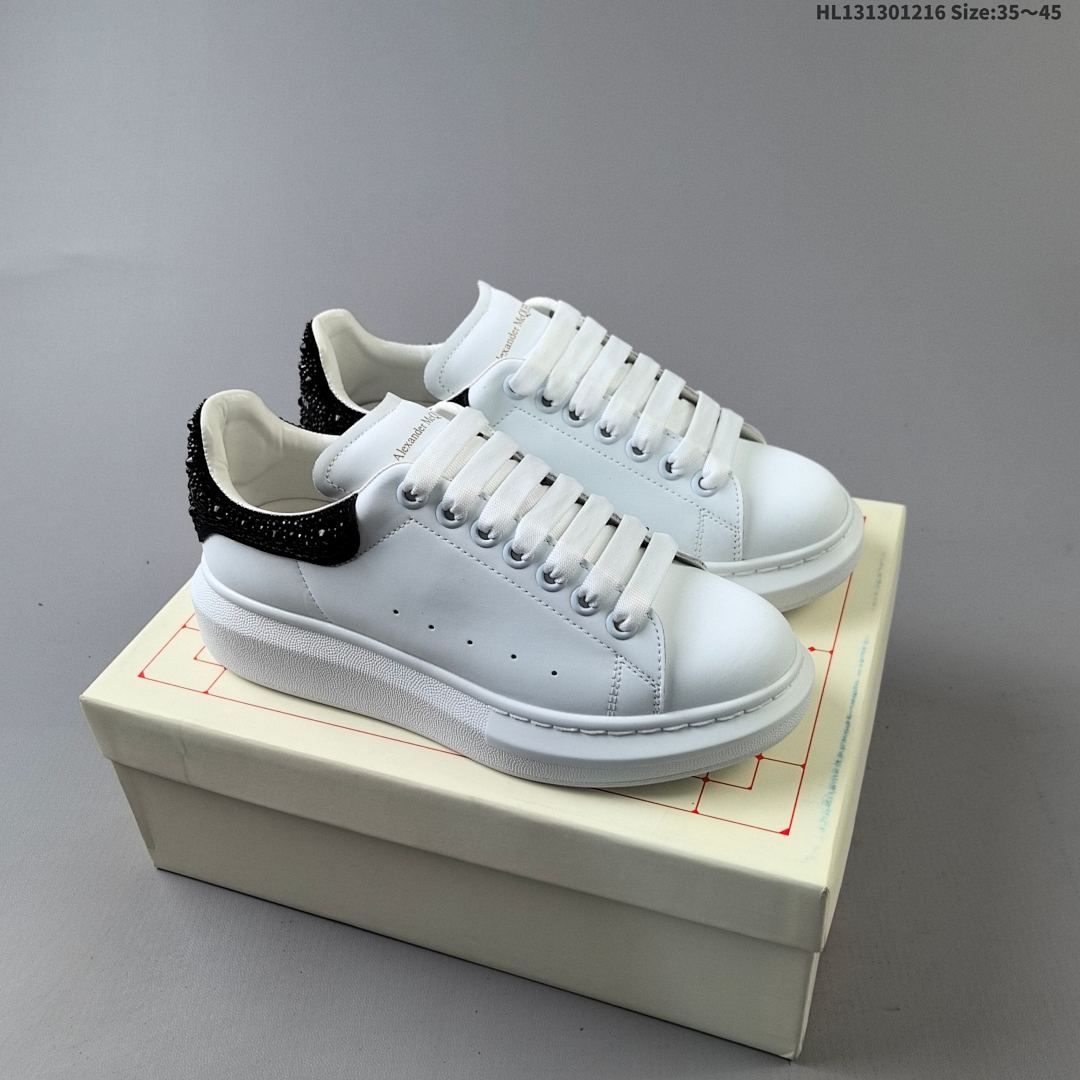 Alexander McQueen Oversized Exaggerated-Sole Suede Leather Sneakers - foto 10