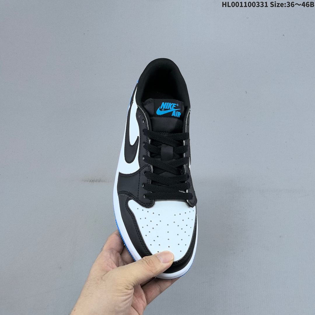 Air Jordan 1 Low OG "Black and Dark Powder Blue" AJ1 1 aj1 1 - foto 6