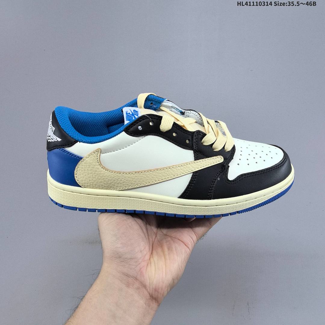 Travis Scott x Fragment Design x Air Jordan 1 Low OG AJ1 1 aj1 1 - foto 3