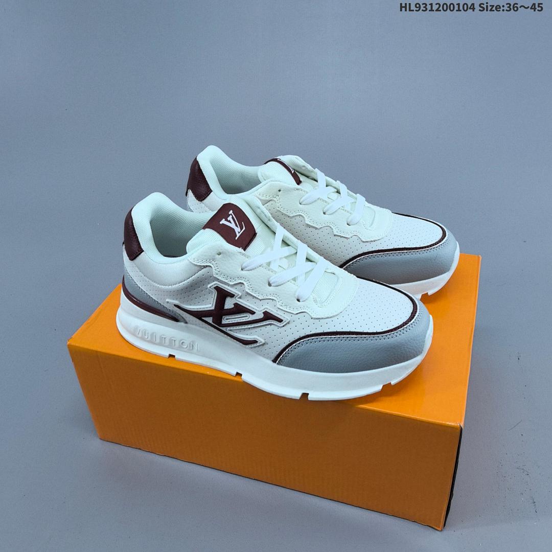 Louis Vuitton Trainer Sneaker Low LV ID Size 45