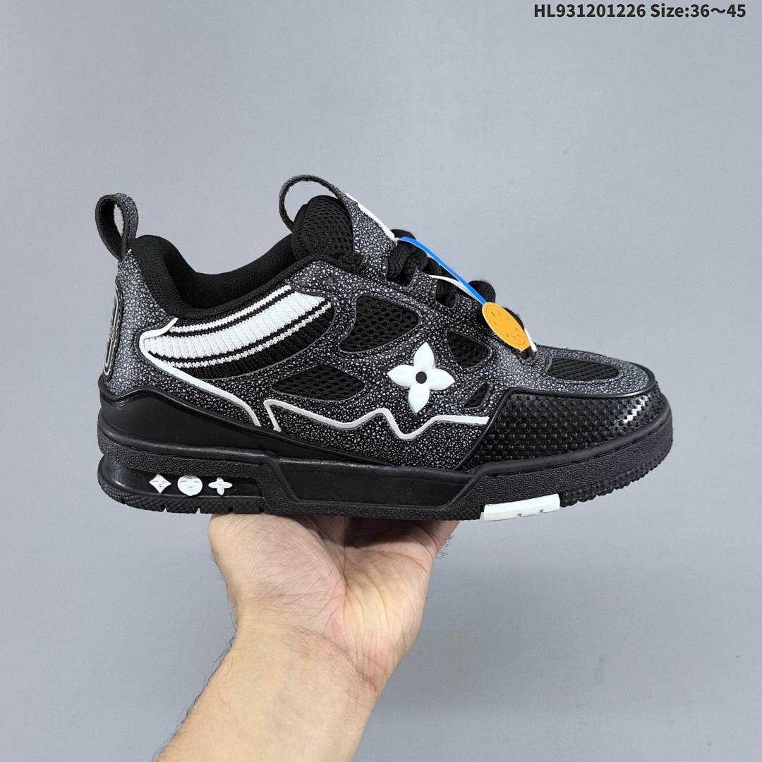 LV Louis Vuitton Trainer Sneaker Low ID Size 45 - foto 6