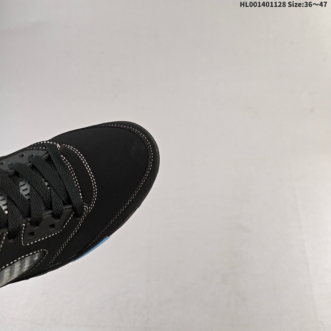 Air Jordan 5 Retro "Black University Blue" AJ5 5 aj5 5 - foto 3