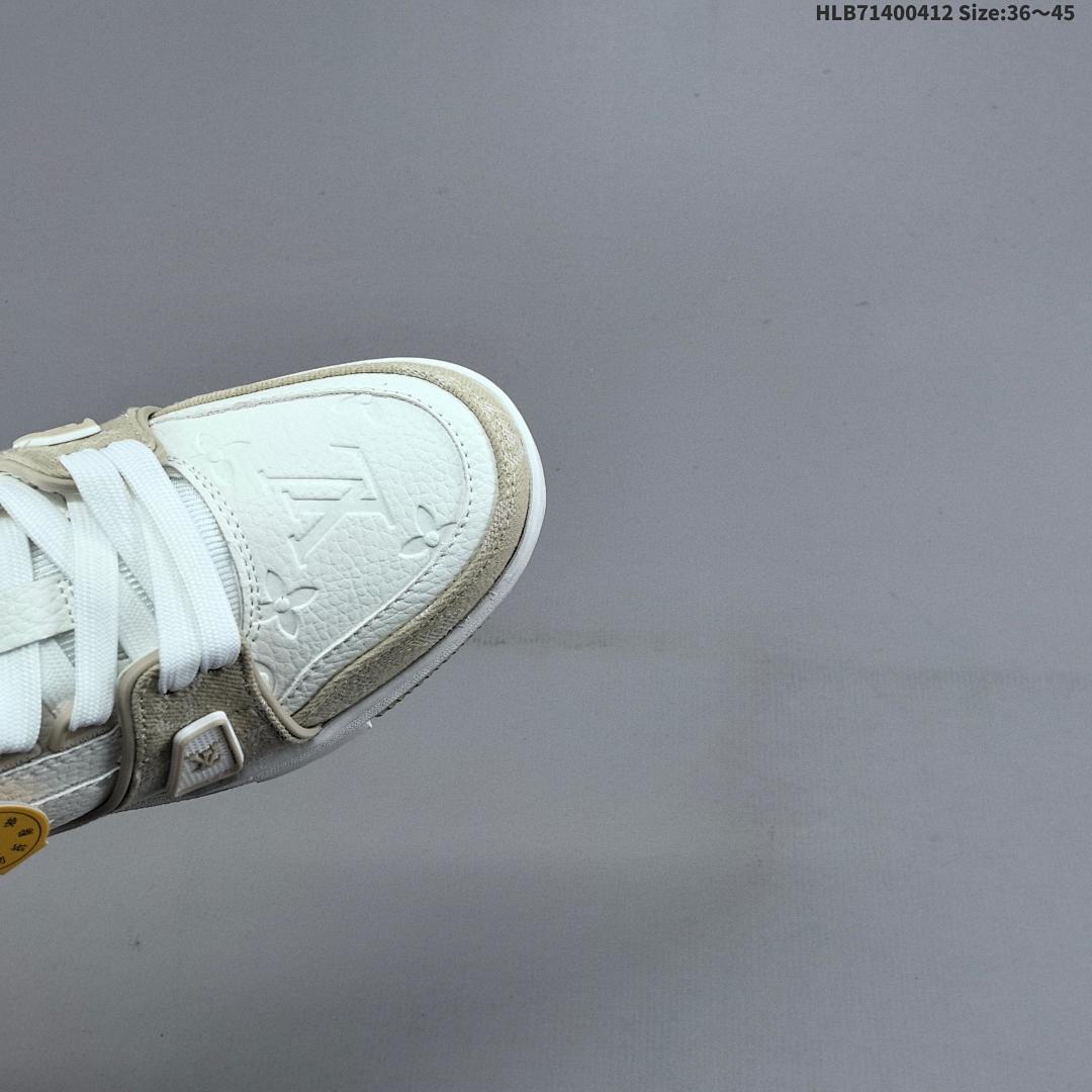 Louis Vuitton Trainer Sneaker Low LV ID Size 45 - foto 8