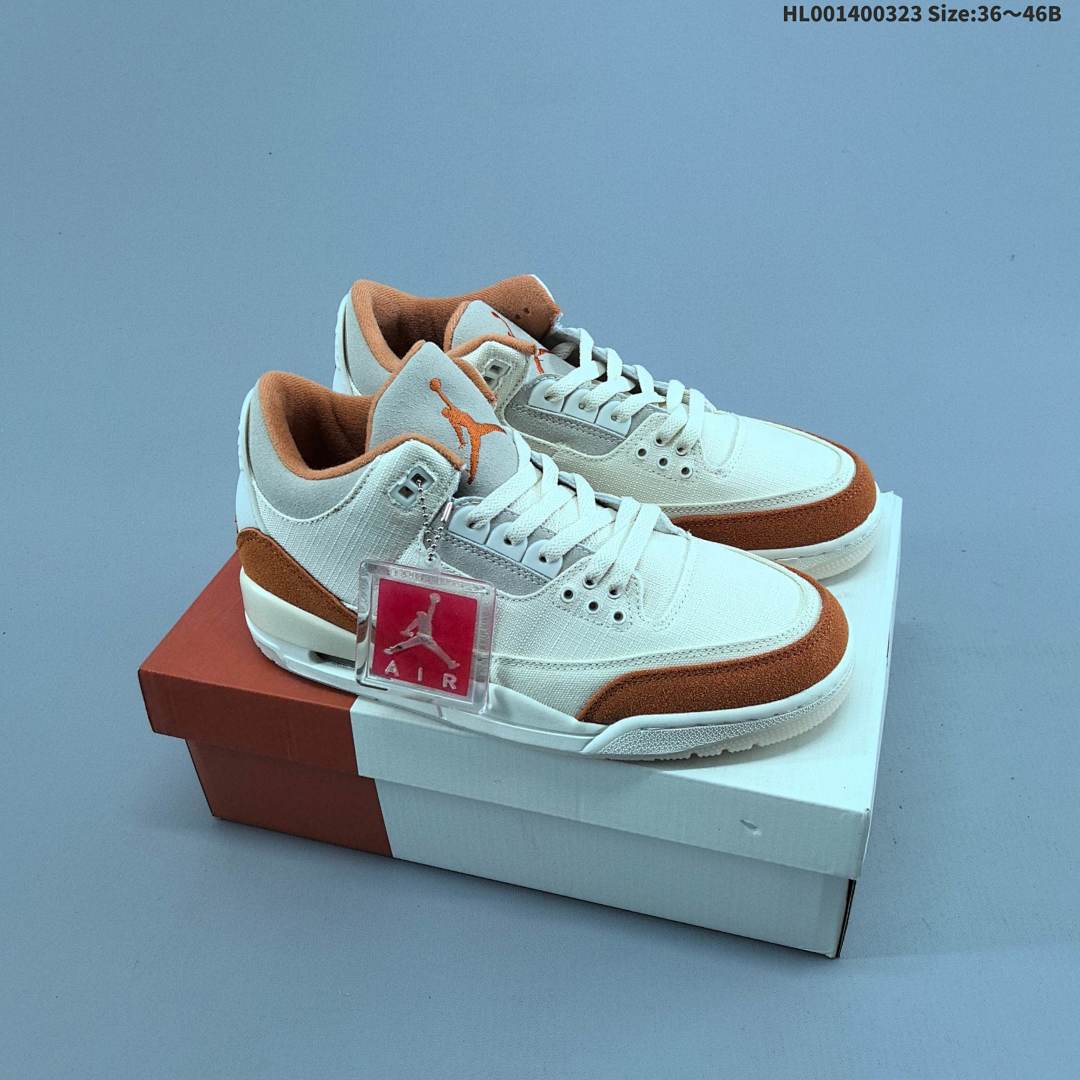 Air Jordan 3 Retro "TEX Fossil Starfish" AJ3 3 aj3 3