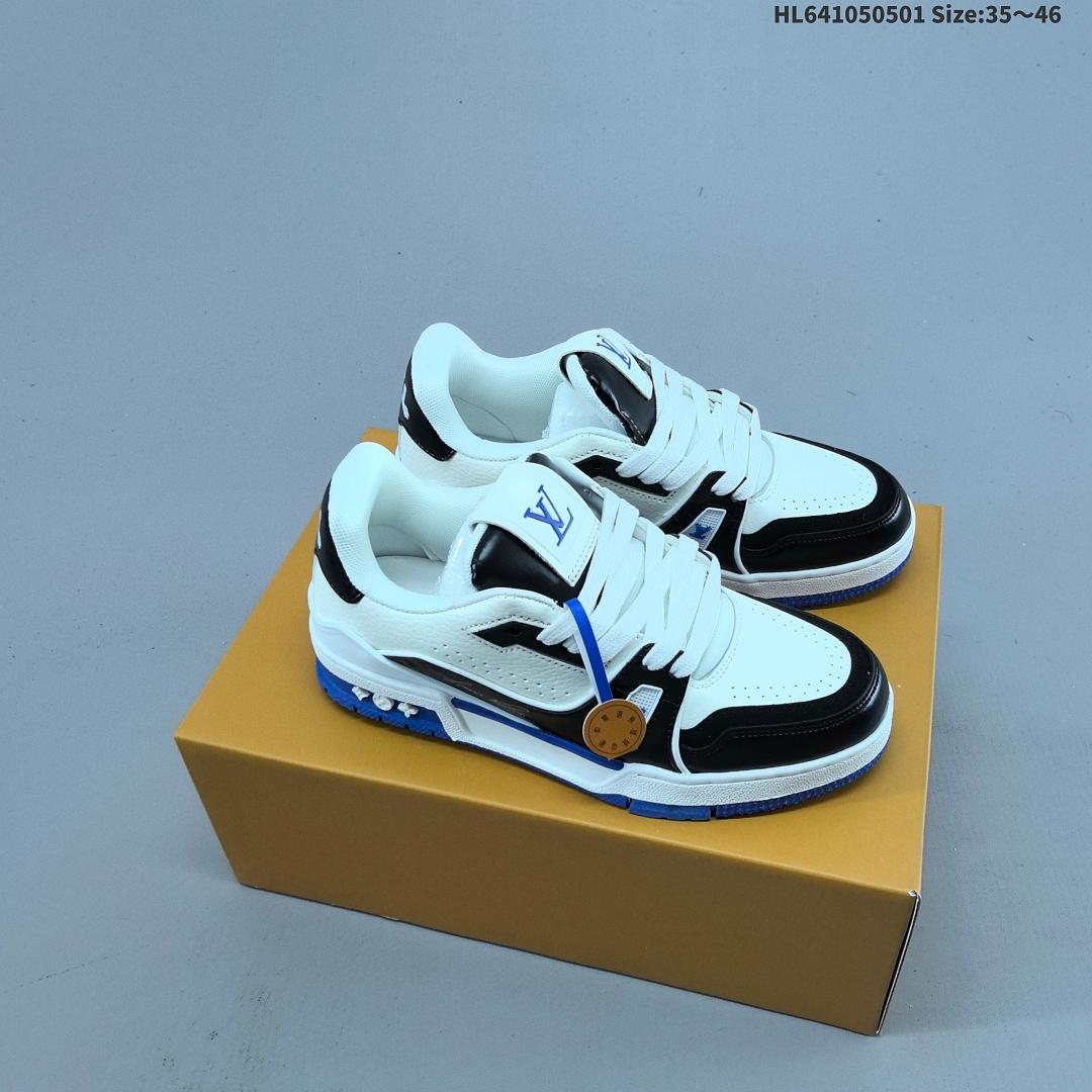 Louis Vuitton Trainer Sneaker Low LV ID Size 46 - foto 4
