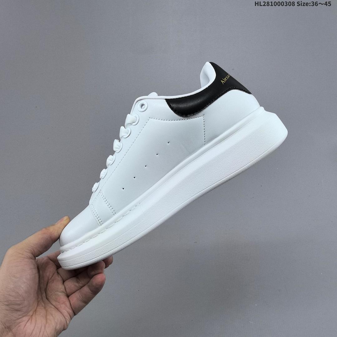Alexander McQueen · Sole Leather Sneakers HL281000308 Size 4 - foto 6
