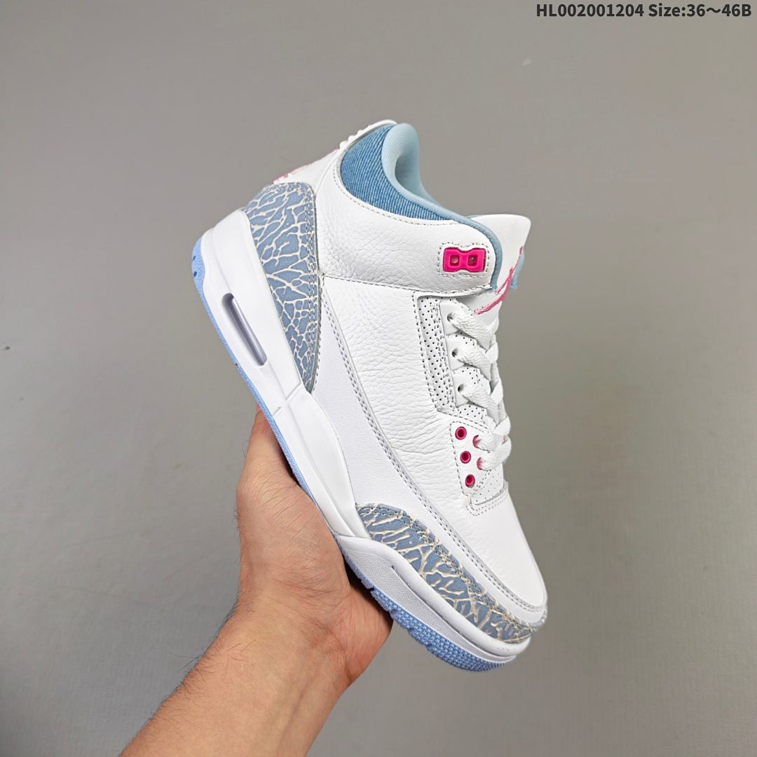 Air Jordan 3 Retro "White And Cobalt Bliss" AJ3 3 aj3 3 - foto 8