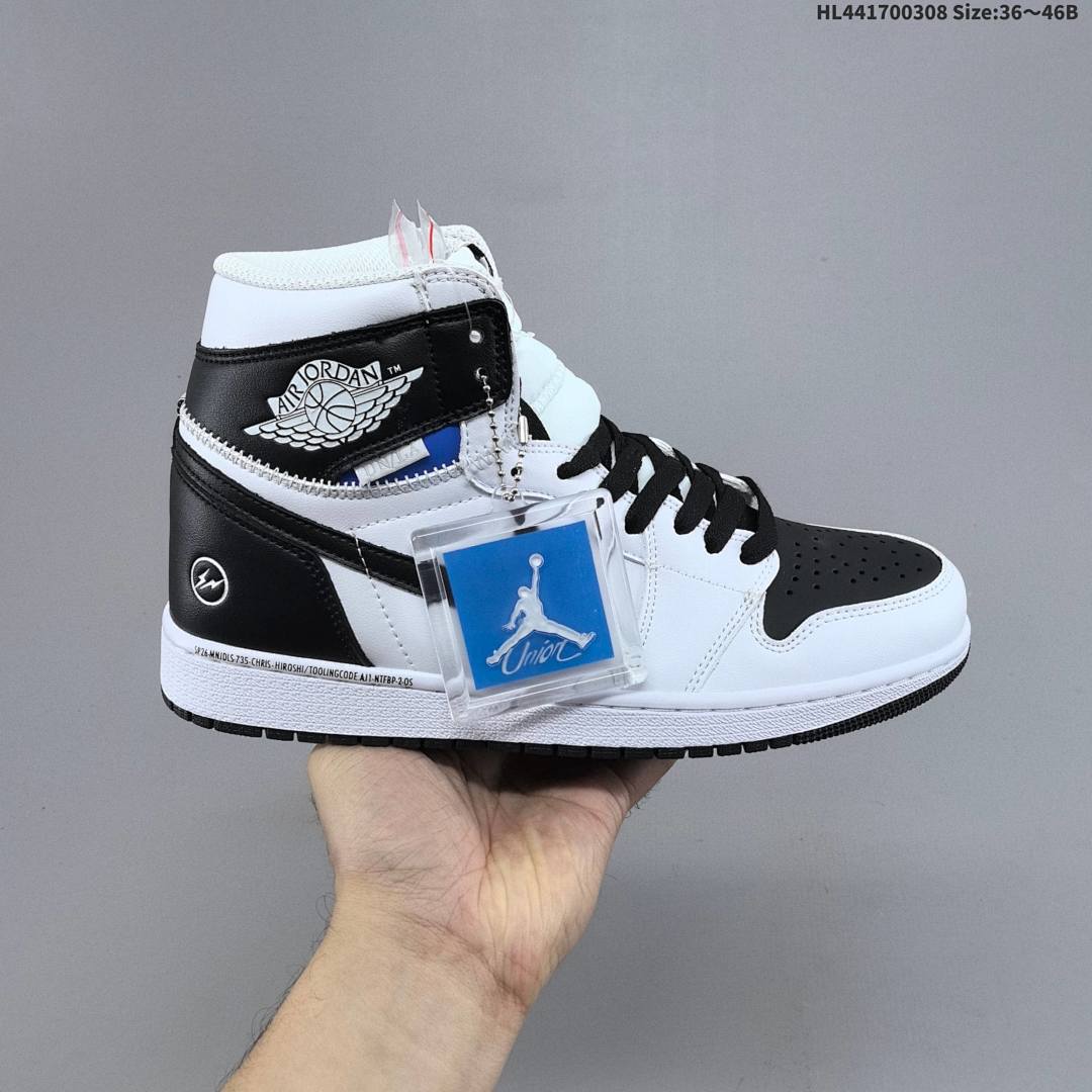 Union LA x Fragment Design x Air Jordan 1 Retro High OG "White Black" AJ1 1 - foto 2