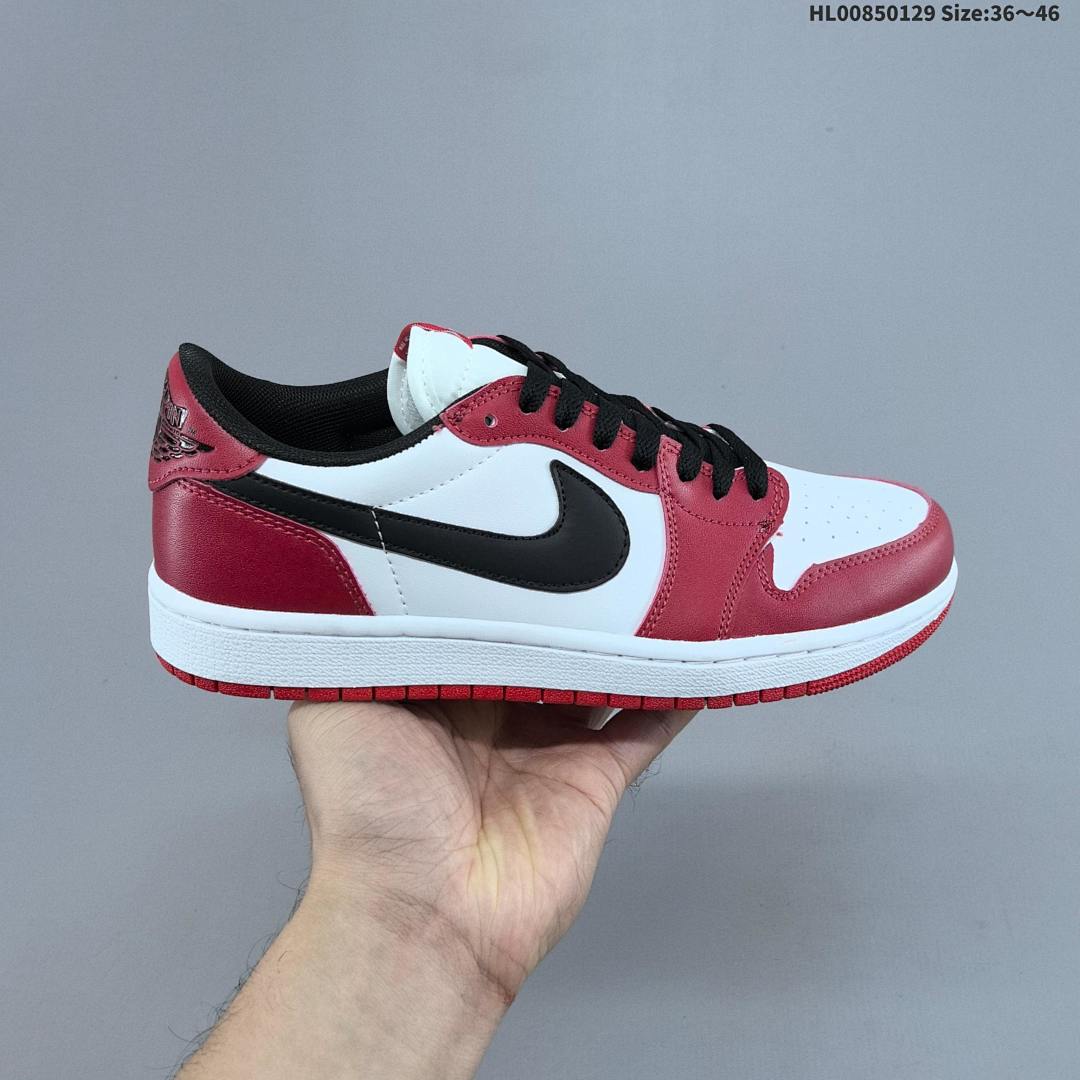 Air Jordan 1 Low OG "Black Muslin Varsity Red" AJ1 1 aj1 1 - foto 9
