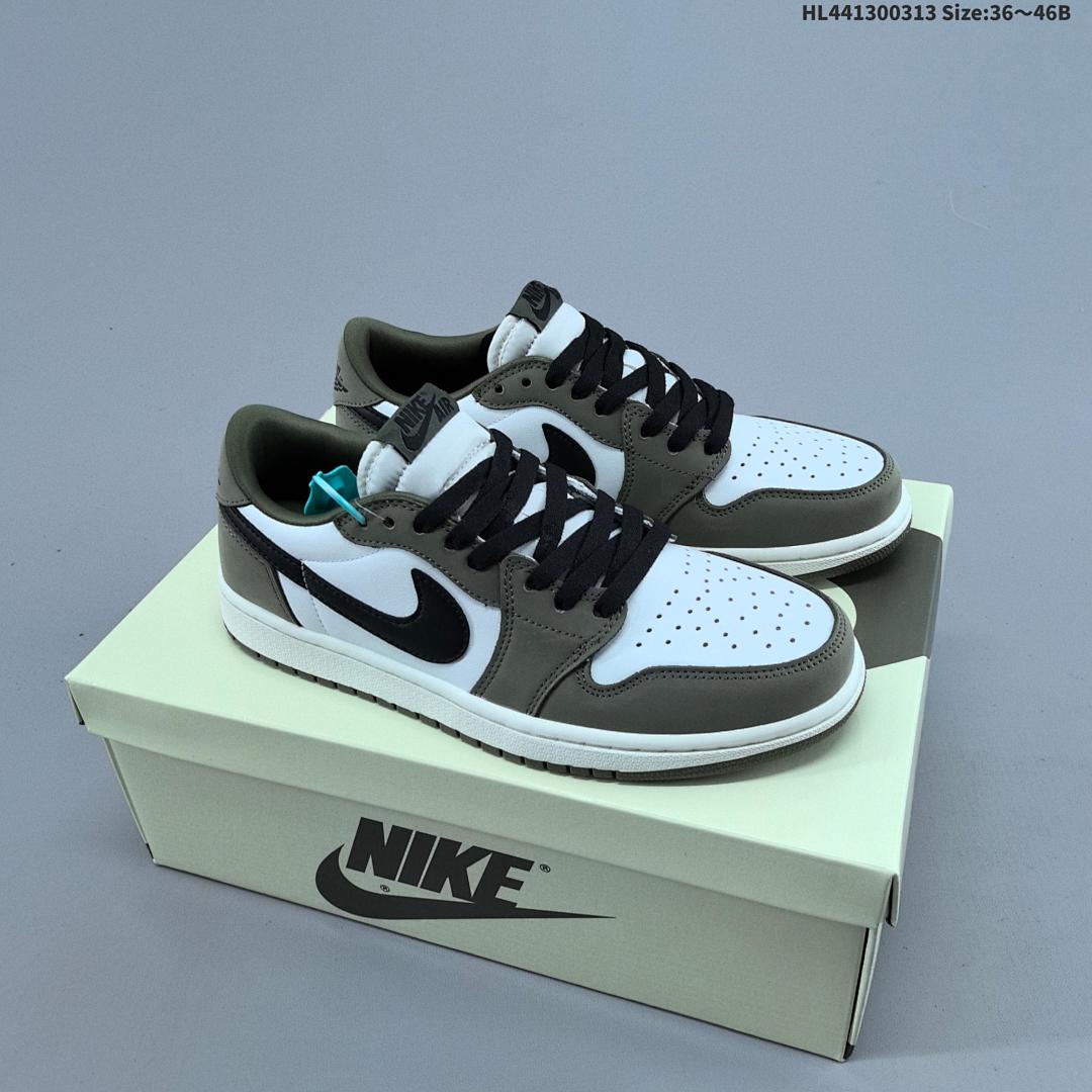 Air Jordan 1 Low OG "Medium Olive" AJ1 1 aj1 1