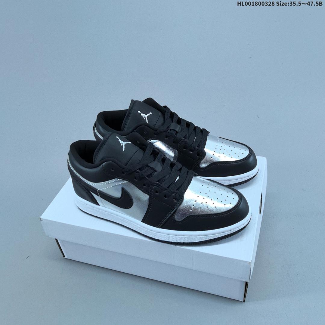 Air Jordan 1 Low "Silver Toe" AJ1 1 aj1 1