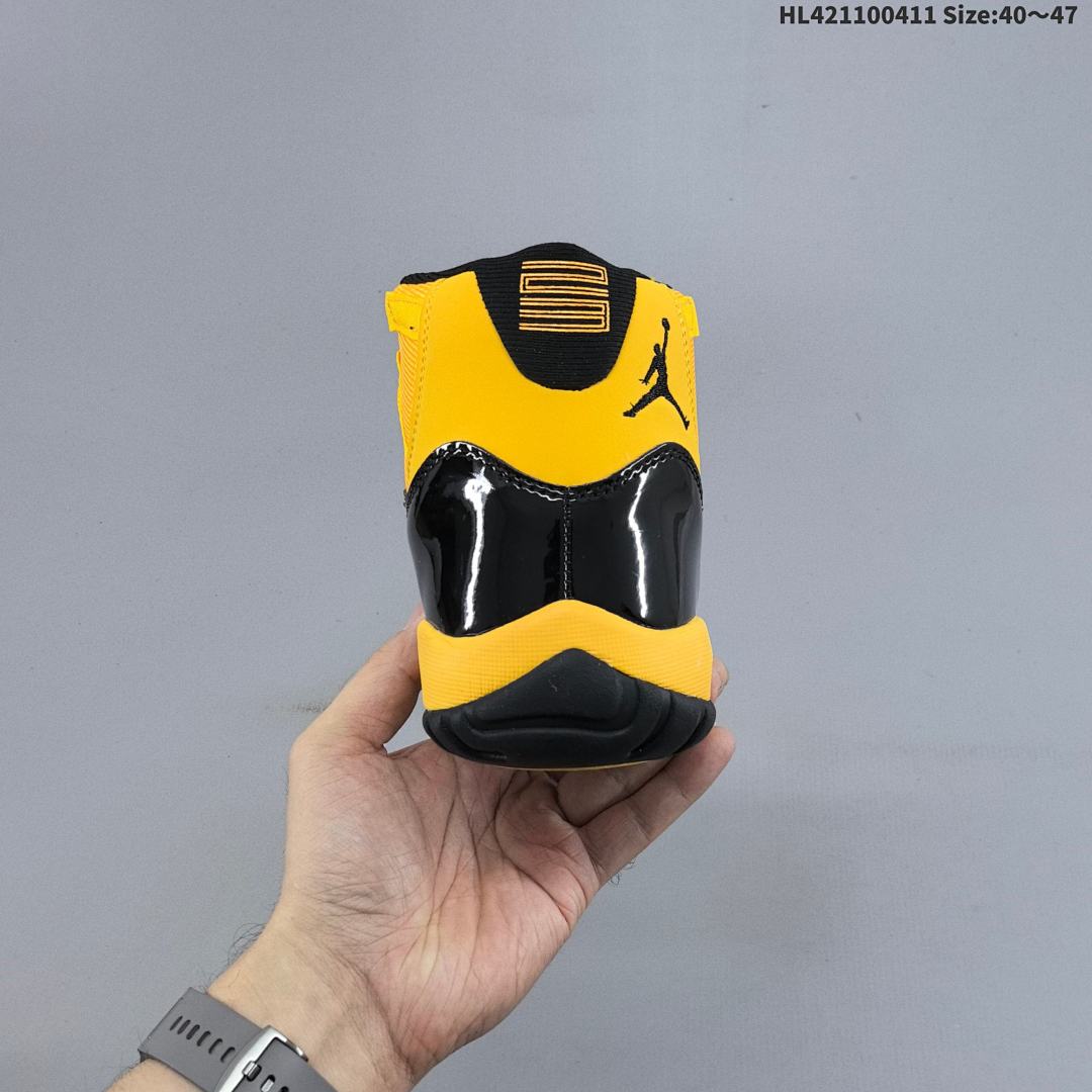 Air Jordan 11 Retro High "Black Yellow" AJ11 11 aj11 11 - foto 5