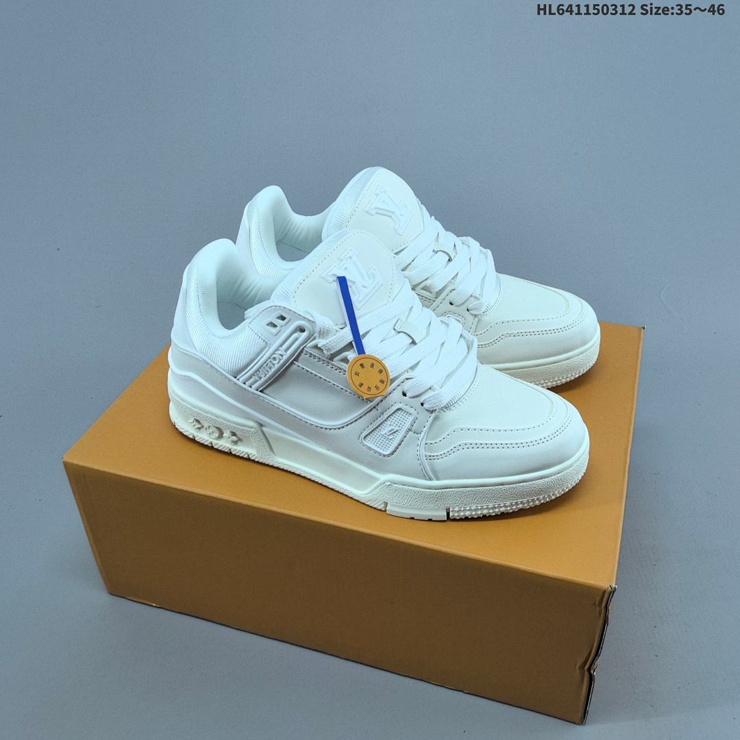 Louis Vuitton Trainer Sneaker Low LV ID Size 46 - foto 3