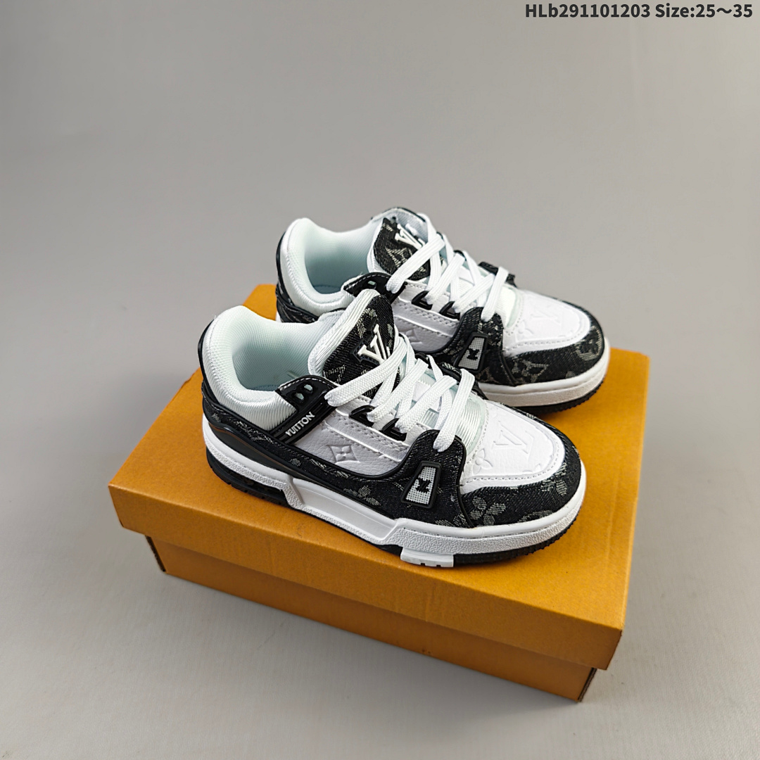 LV Louis Vuitton Trainer Sneaker Low HLb291101203 Size 35 - foto 4