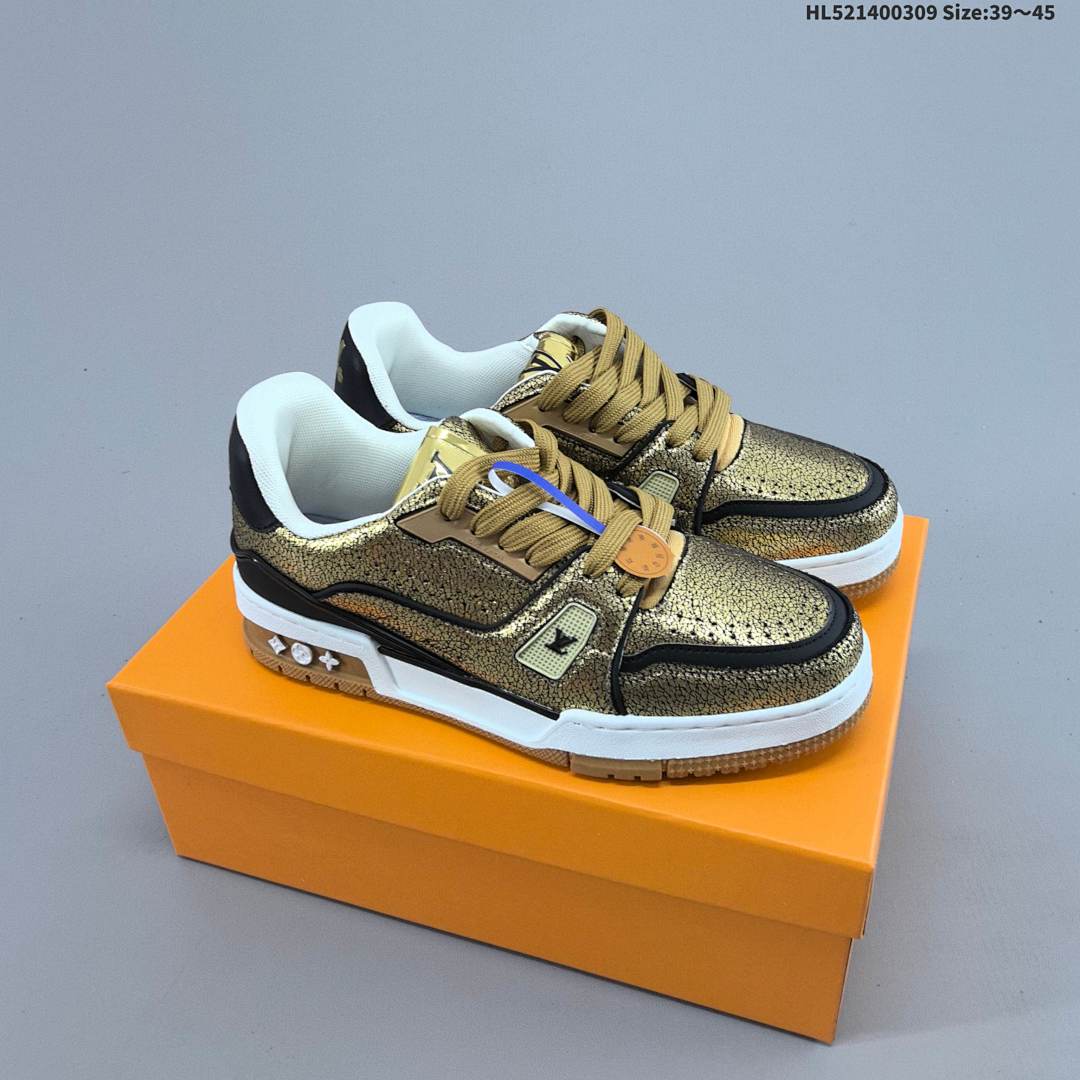 Louis Vuitton Trainer Sneaker Low LV ID Size 45