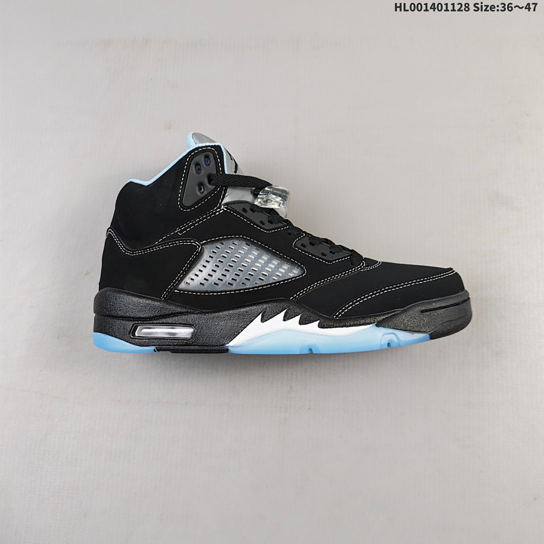 Air Jordan 5 Retro "Black University Blue" AJ5 5 aj5 5 - foto 9