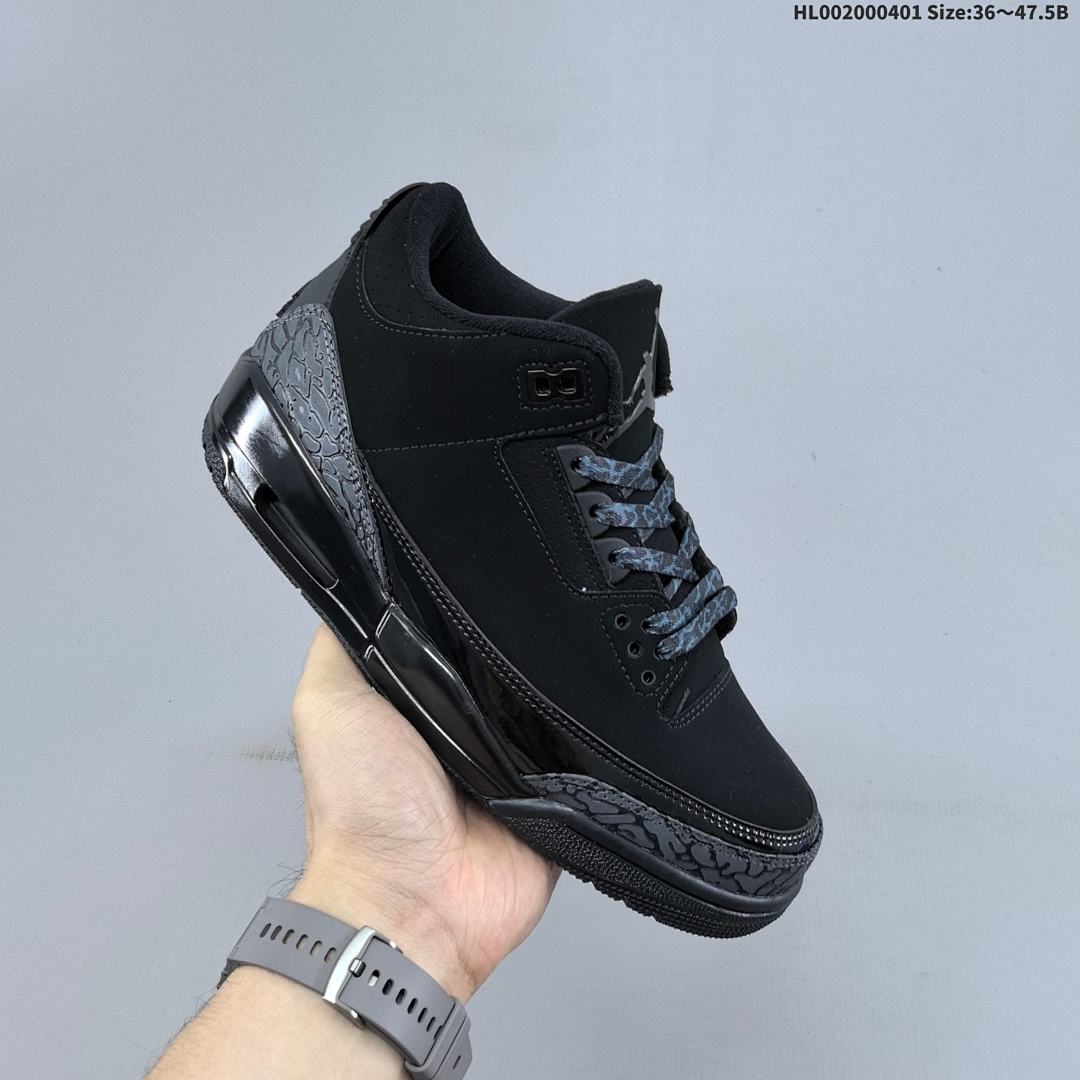 Air Jordan 3 Retro "Black Cat" AJ3 3 aj3 3 "Black Cat" - foto 3