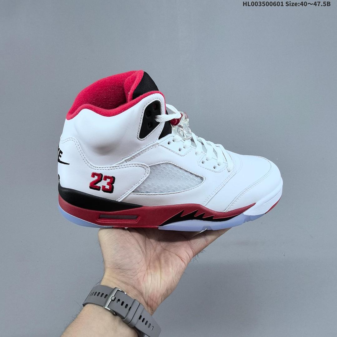Air Jordan 5 Retro "Fire Red Black Tongue" AJ5 5 aj5 5 - foto 2