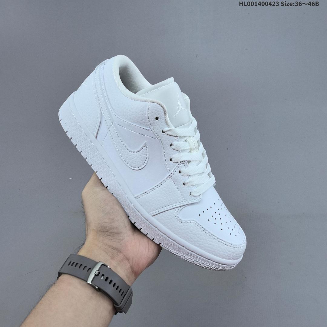 Air Jordan 1 Low "Triple White" AJ1 1 aj1 1 - foto 3