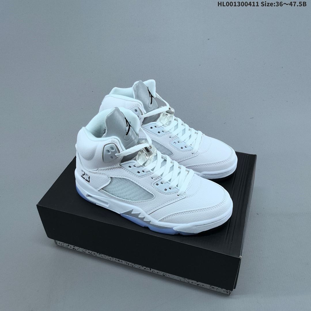 Air Jordan 5 Retro "Metallic White" AJ5 5 aj5 5