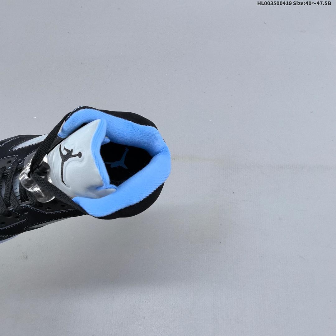 Air Jordan 5 Retro "Black University Blue" AJ5 5 aj5 5 - foto 9