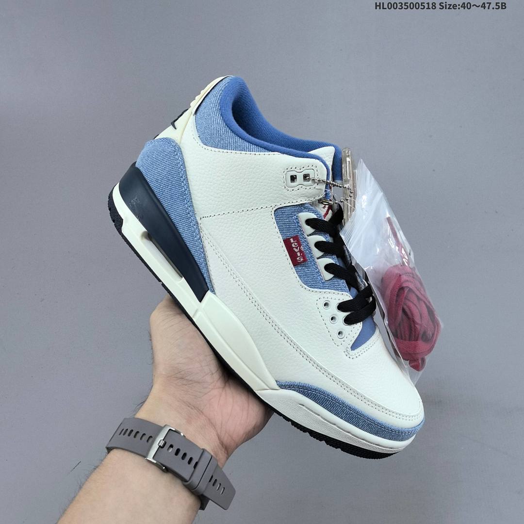 Levi& x27;s x Air Jordan 3 "All-star" AJ3 3 aj3 3 A - foto 3