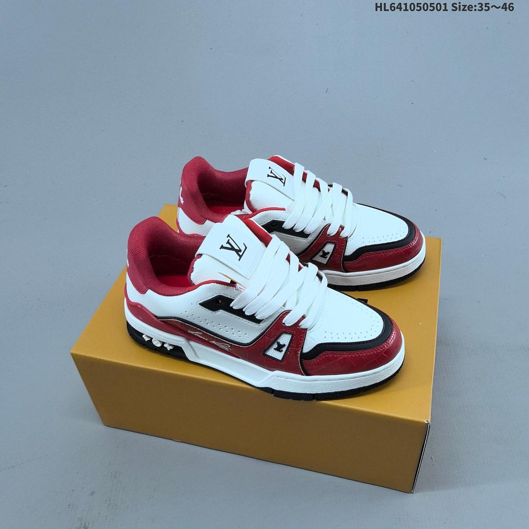 Louis Vuitton Trainer Sneaker Low LV ID Size 46 - foto 14