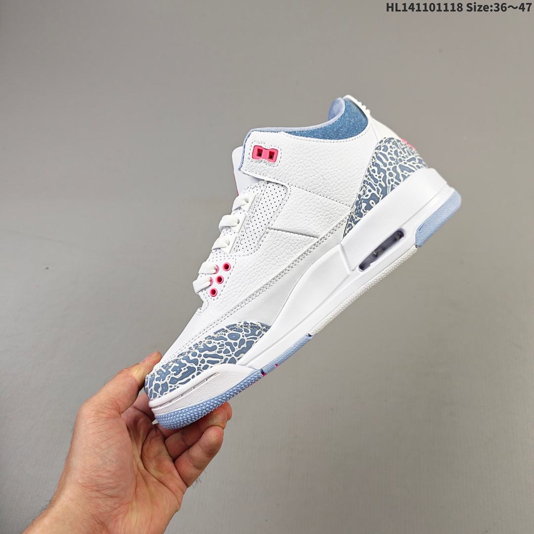 Air Jordan 3 Retro "White And Cobalt Bliss" AJ3 3 aj3 3 - foto 8