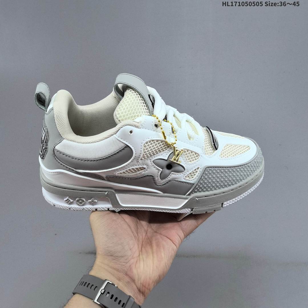 Louis Vuitton Trainer Sneaker Low LV ID Size 45 - foto 2