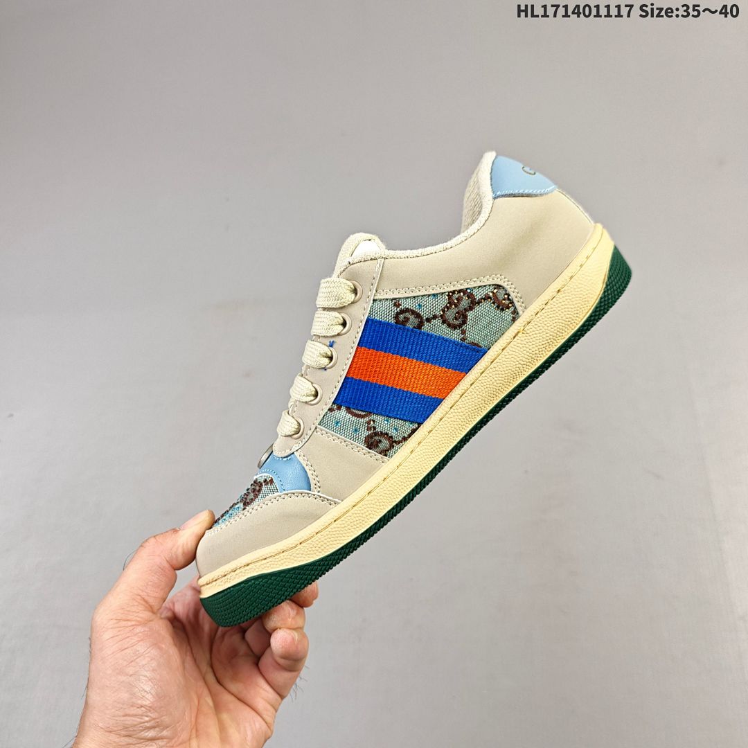 Gucci Distressed Screener sneaker HL171401117 Size - foto 9
