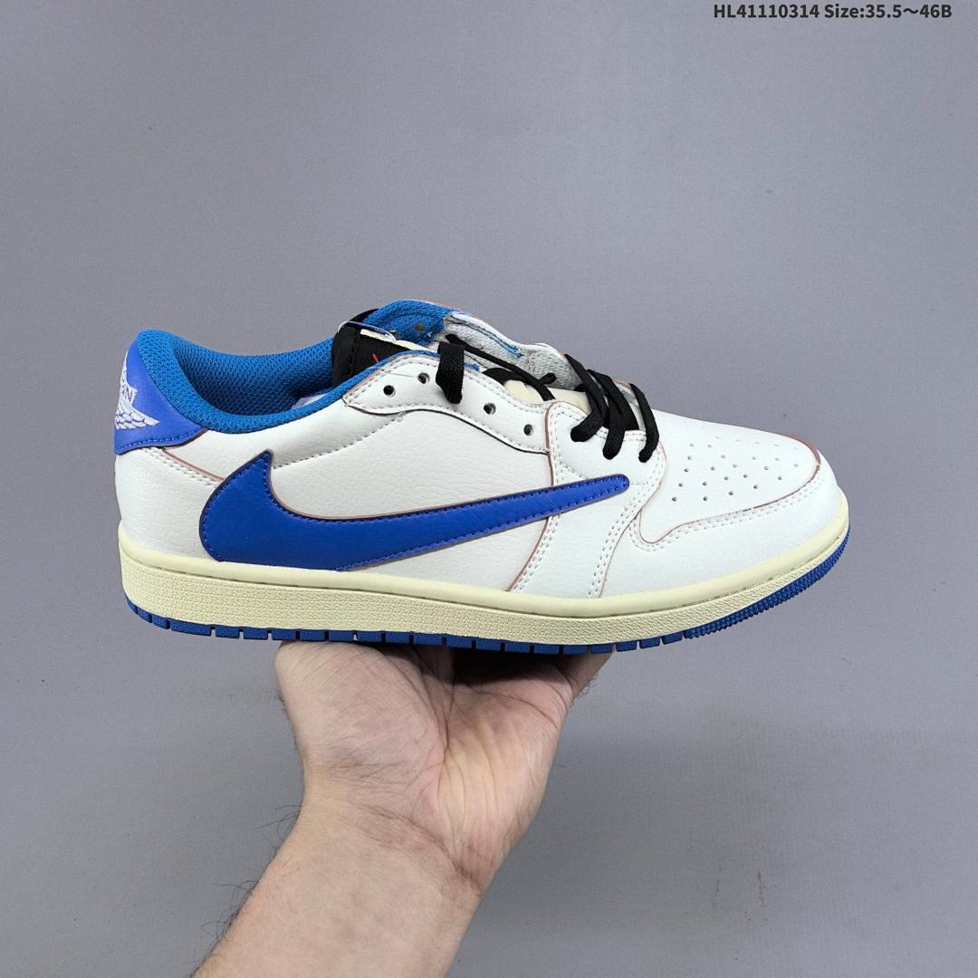 Travis Scott x Fragment Design x Air Jordan 1 Low OG AJ1 1 aj1 1 - foto 2