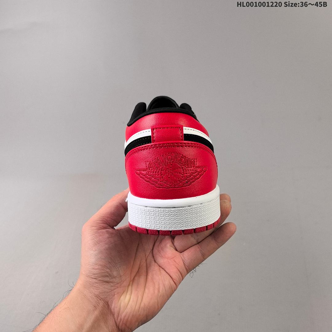 Air Jordan 1 Low "Black Toe" AJ1 1 aj1 1 - foto 5